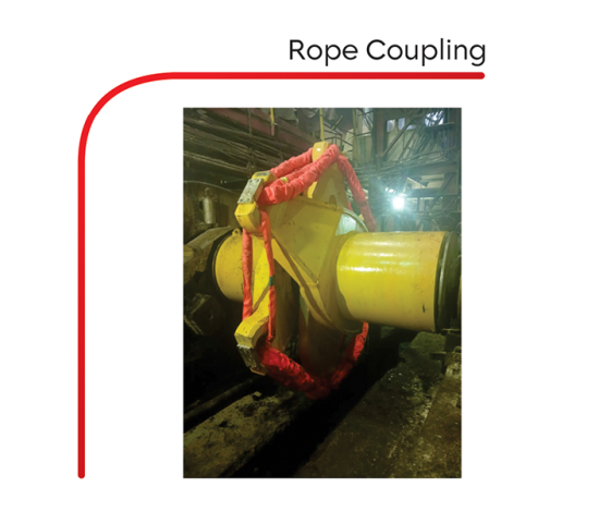 Multi-Misalignment Mill Rope Coupling