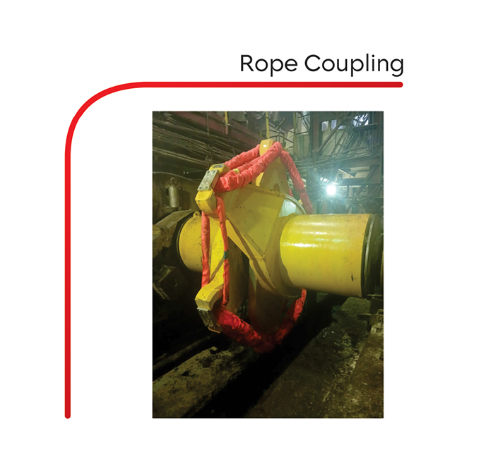 Multi-Misalignment Mill Rope Coupling
